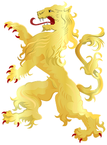 Lion rampant, by Arch