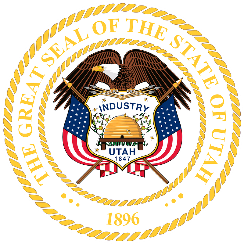 Seal of Utah (alternative, enhanced variant)