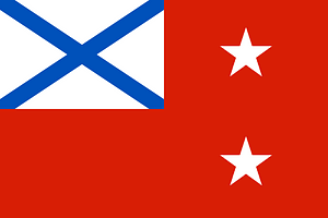 Russia, Flag of flotilla or squadron commanders 2000