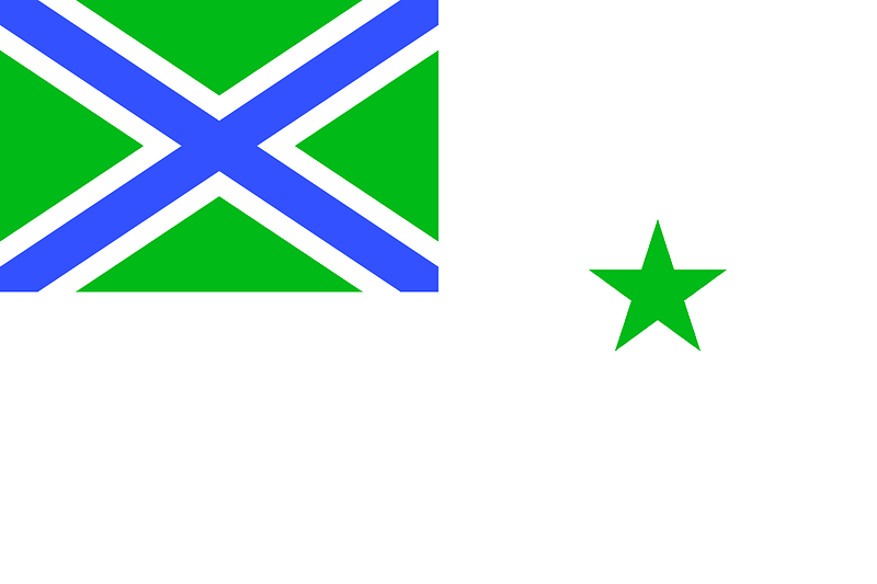 Russia, Flag of Border Guard patrol craft task force commanders 1993