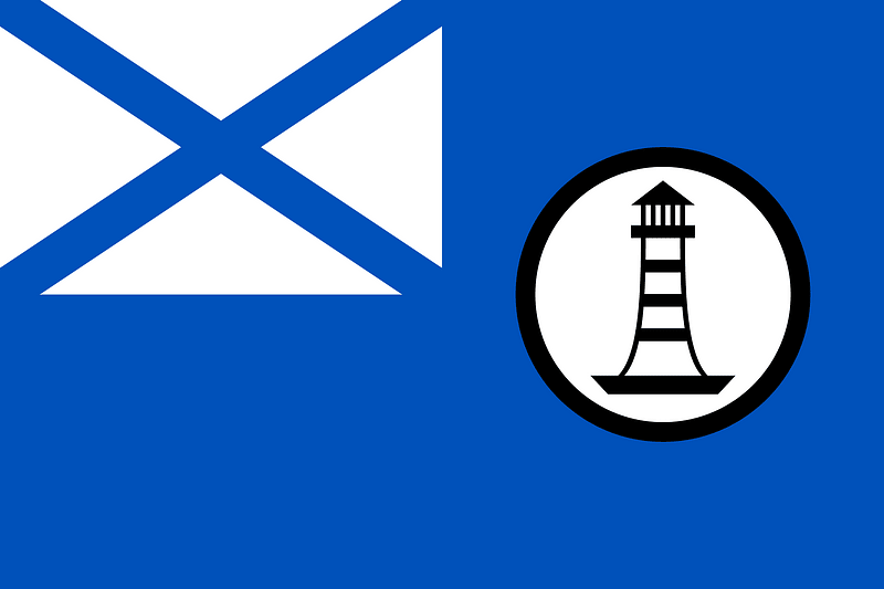 Russia, Flag of hydrogrphic vessels of the Navy 2000