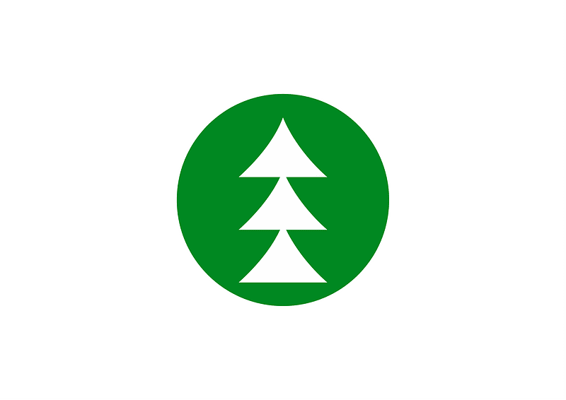 Flag of Kinasa, Nagano