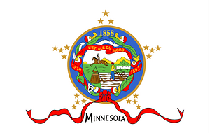 Flag of Minnesota (1893–1957)