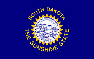 Flag of South Dakota (1963–1992)