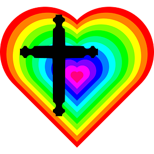 RainbowHeartWithCross