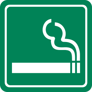 Smoking area