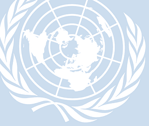 UN flag watermark