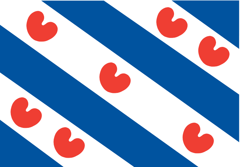 Friese vlag provincie Friesland