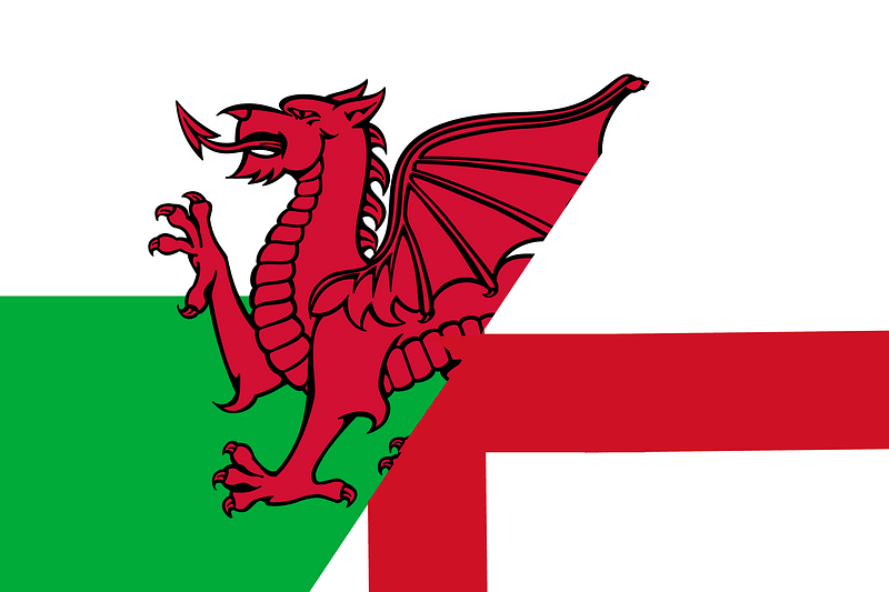 Combined flag of England and Wales