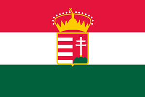 Flag of Hungary (Small arms) 1869-1918