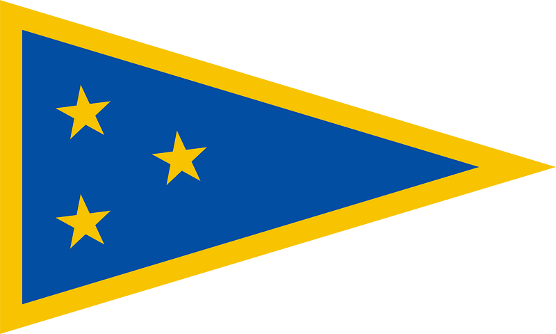 Burgee of Iate Clube Rio Janeiro