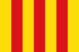 Flag of Langon, Gironde