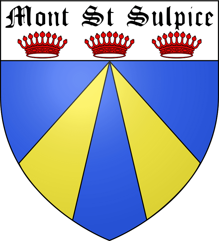 Blason de la ville de Mont-Saint-Sulpice (89)