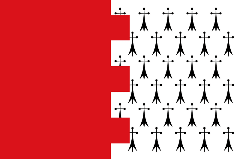Flag of Almanza Spain