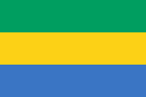 Flag of Gabon (3-2)