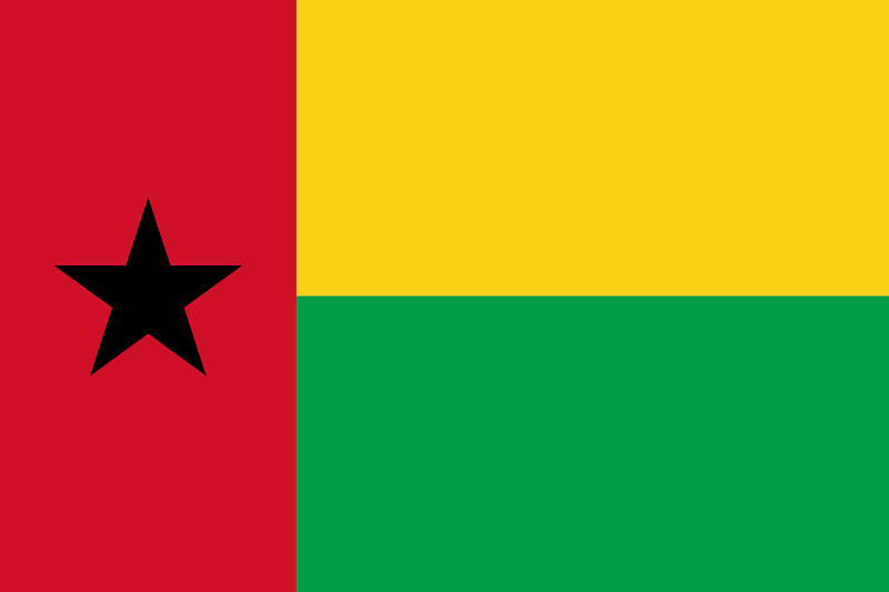 Flag of Guinea-Bissau (3-2)