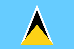Flag of Saint Lucia (3-2)