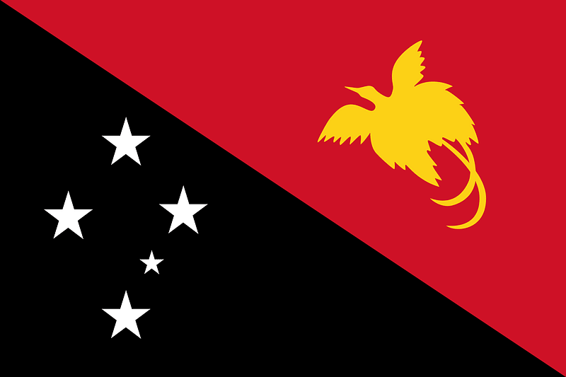 Flag of Papua New Guinea (3-2)