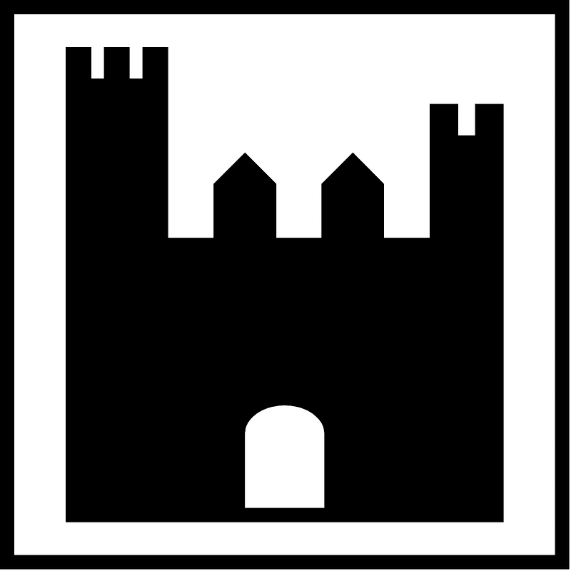 Sinnbild Burg, Schloß - Richtlinien für die touristische Beschilderung, Ausgabe 2008