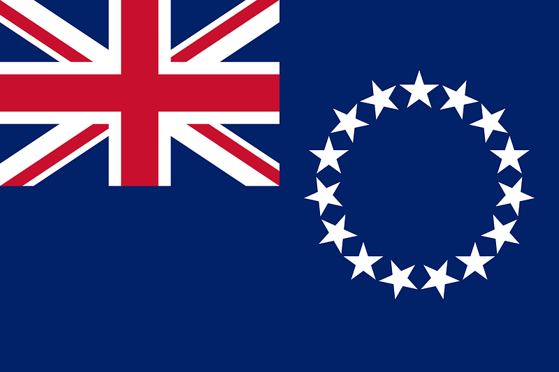 Flag of the Cook Islands (3-2)