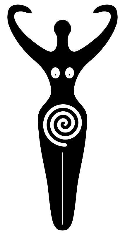 Spiral Goddess symbol neo-pagan