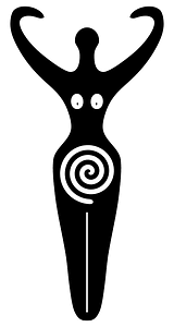 Spiral Goddess symbol neo-pagan