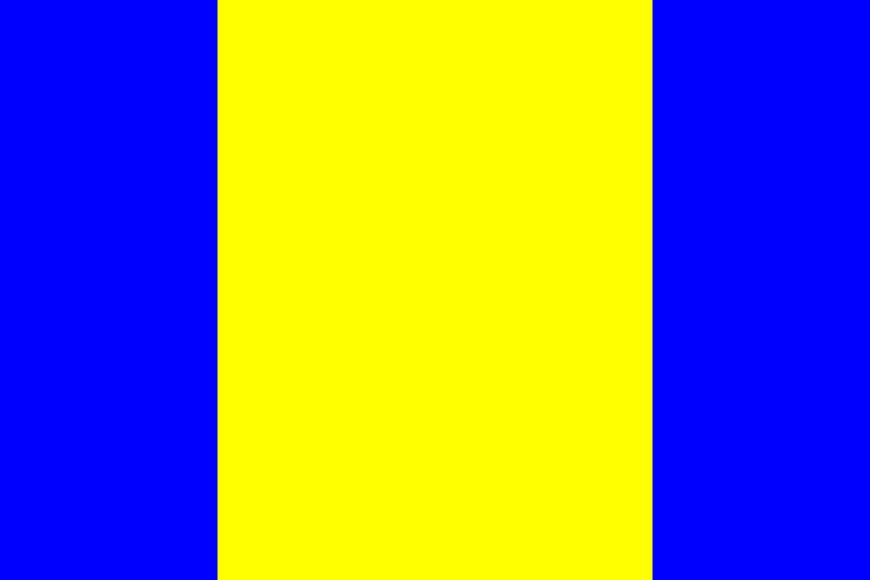 Flag of El Kelaa des Srarhna province (1976-1997)