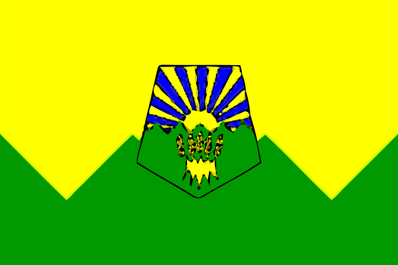 Flag of Beni Mellal province (1976-1997)