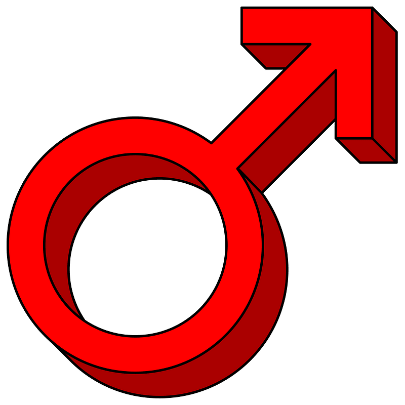Mars-male-symbol-pseudo-3D-red
