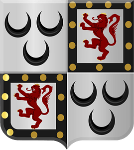 Otto van der Leck - Willem II van den Bergh wapen