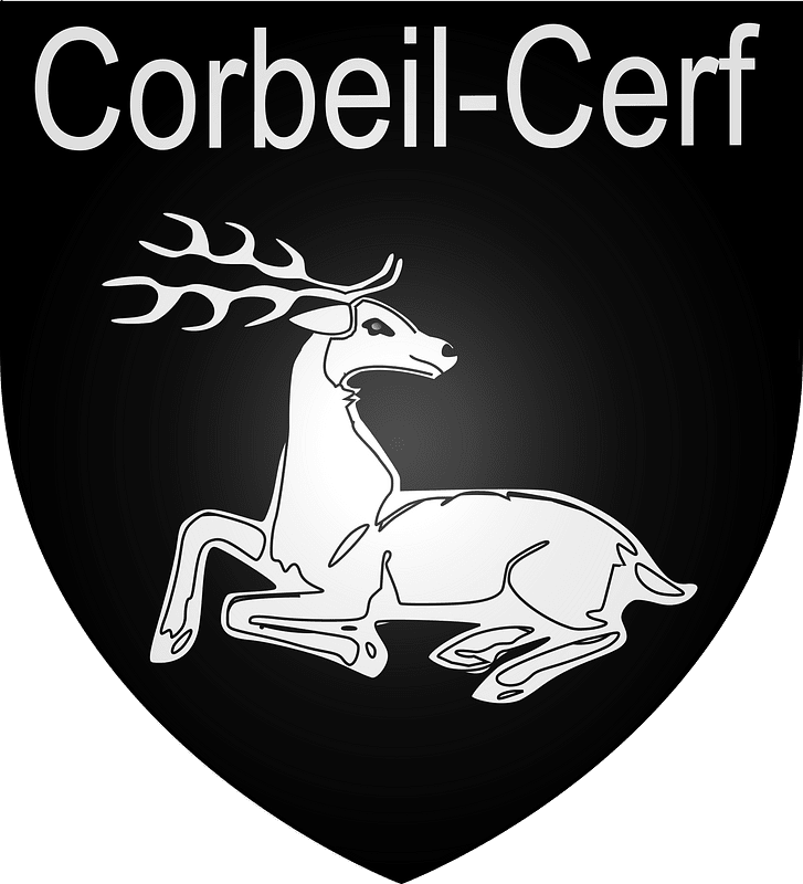 Blason corbeil cerf