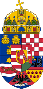 Royal coat of arms of the Kingdom of Hungary (1896-1915)