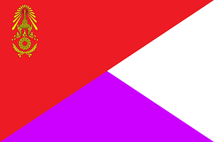 Identification Flag Thai Army Battalion (Signal)