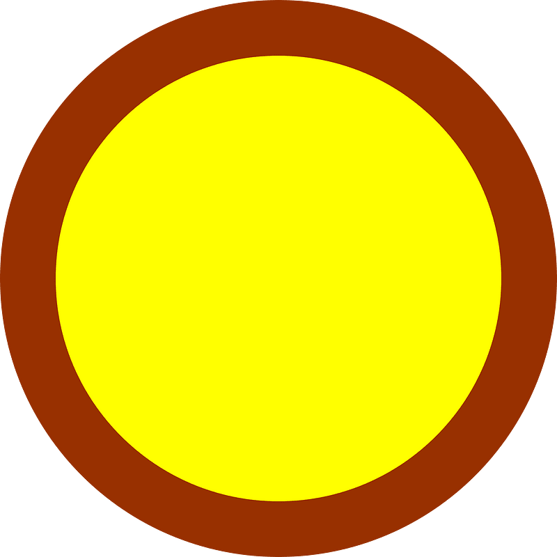 600px circle filled HEX-FFFF00 stroked HEX-983000