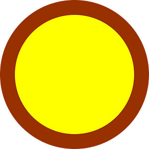 600px circle filled HEX-FFFF00 stroked HEX-983000