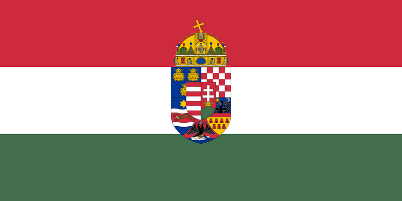 Flag of the common ministries of the Lands of the Holy Hungarian Crown (1896-1915)
