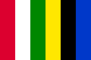 Flag of the Hungarian Flag Society (pre-2003)