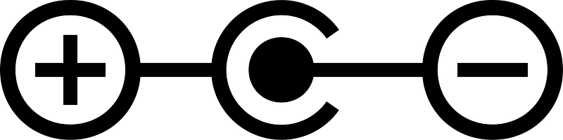 Polarity marking center negative