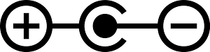 Polarity marking center negative