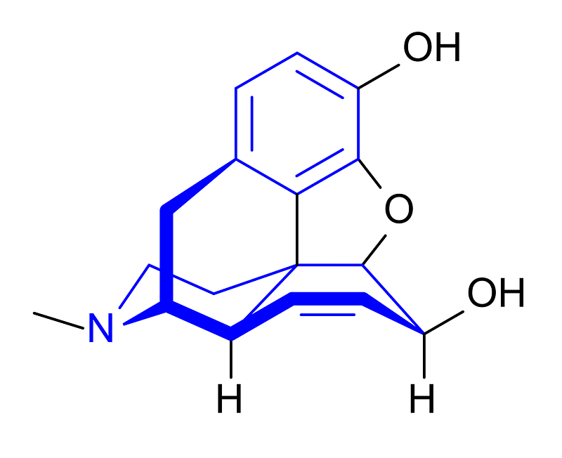 Morphine stereo structure