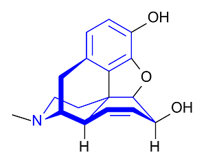 Morphine stereo structure