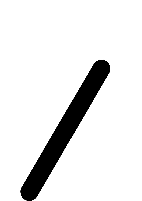 OCR-A char Solidus