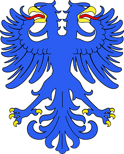 Aigle éployée bicéphale