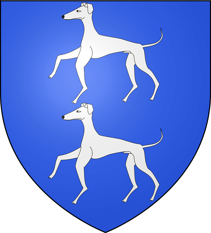 Blason ville fr Exmes (Orne)