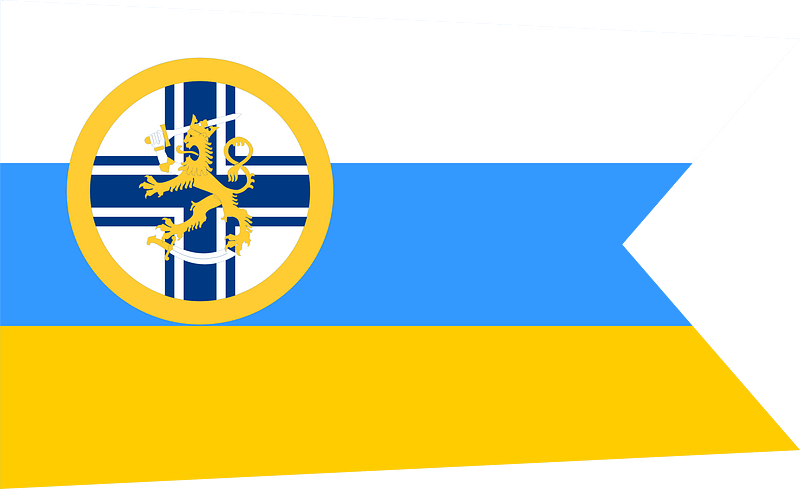 Burgee of Nylandska jaktklubben motorboats
