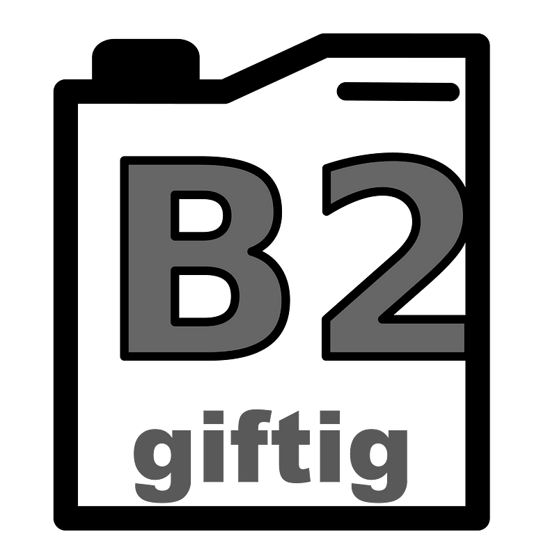 Entsorgung-B2-giftig