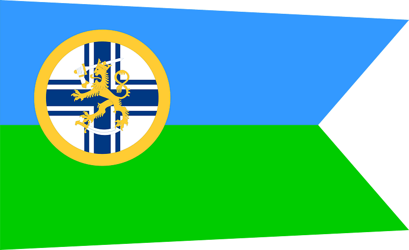 Burgee of Helsingfors Segelklubb motorboats