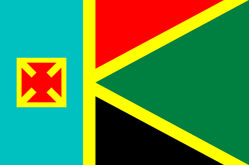 Flag of Kostopilskiy Raion in Rivne Oblast