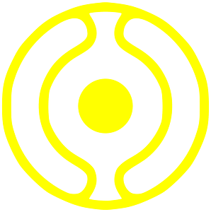 Cheondoism symbol gold