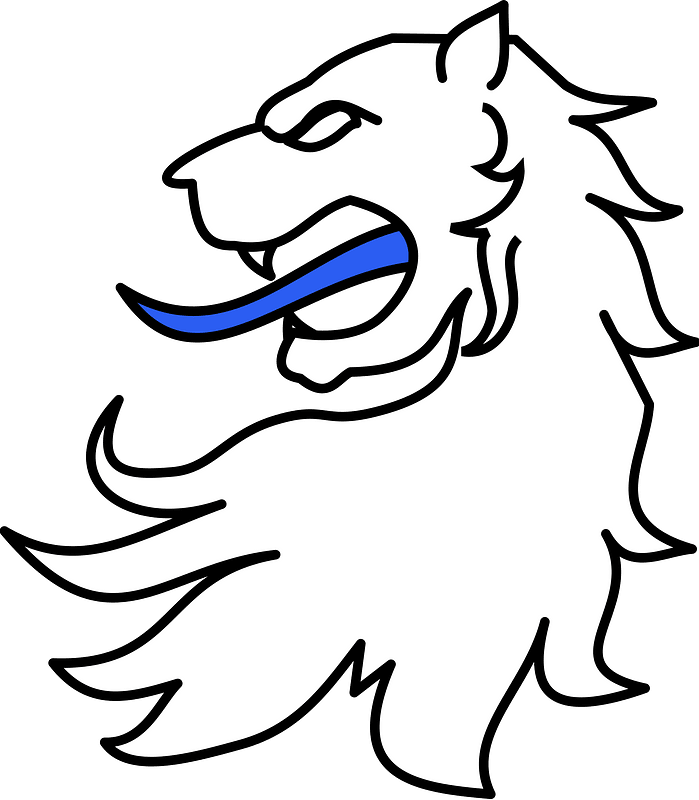 Meuble héraldique Tête (lion)